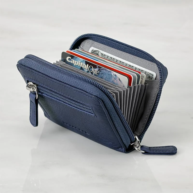 best backpack for international travel-Backpack for outdoor hikes-Accordion Card File Wallet