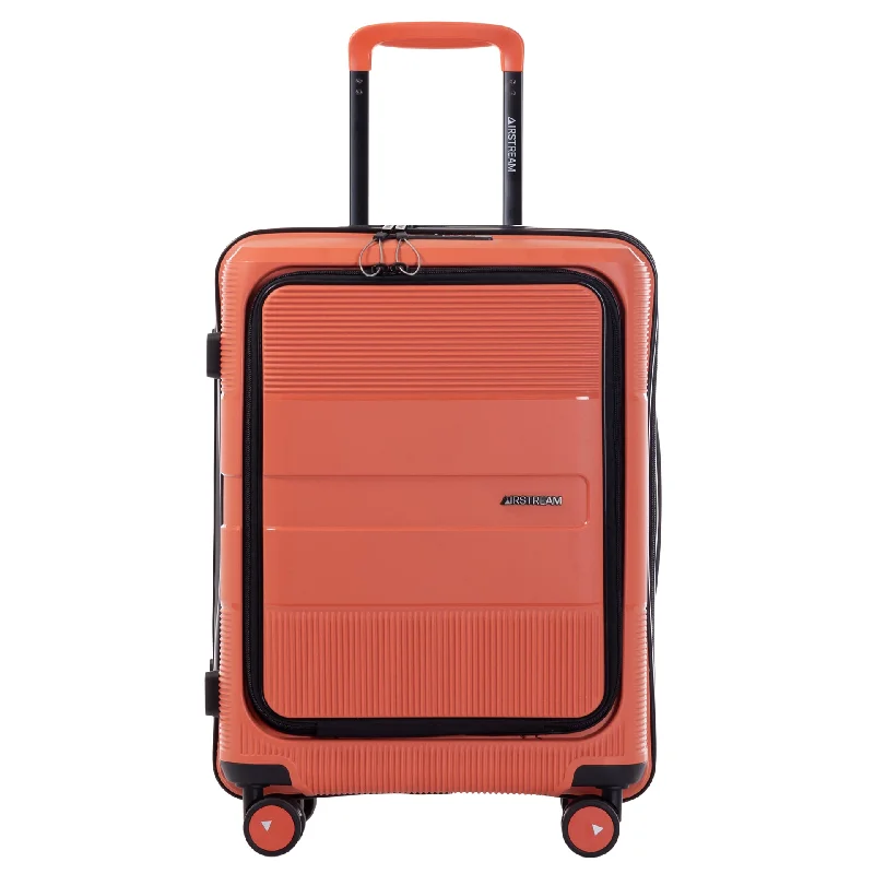 suitcase with easy wheels-Airstream Anchorage 21in Hybrid Carry-on