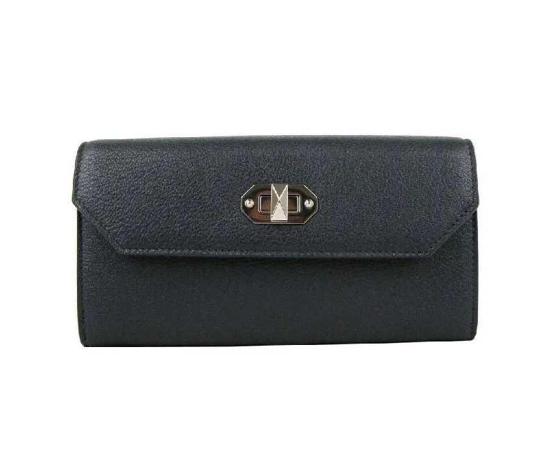 wallets with hidden pocket-Alexander McQueen Women's  Leather Continental Wallet