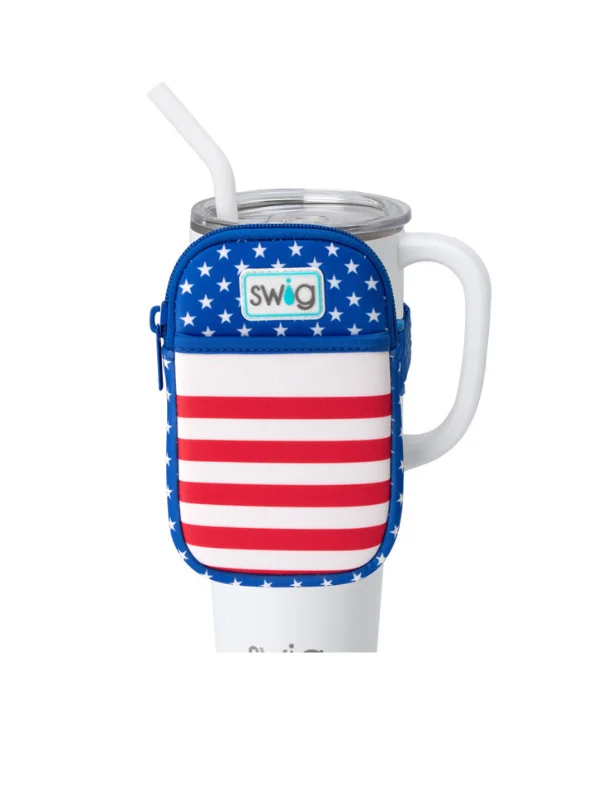 suitcase with adjustable size-All American Mega Mug Pouch