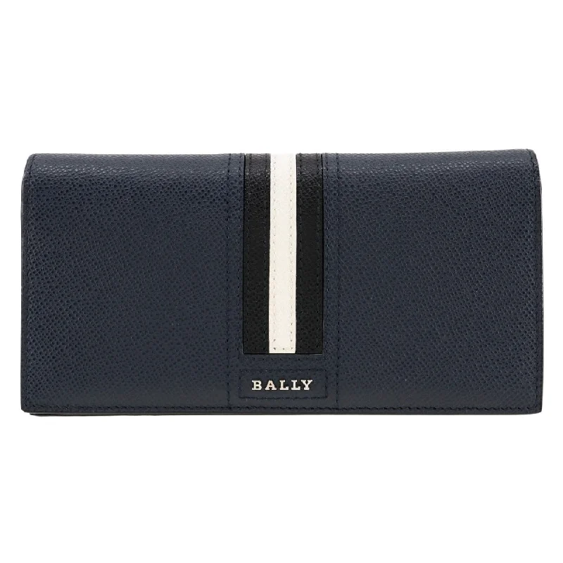 keychains with sleek style-Bally Baliro  Calfskin Wallet  (Pre-Owned)