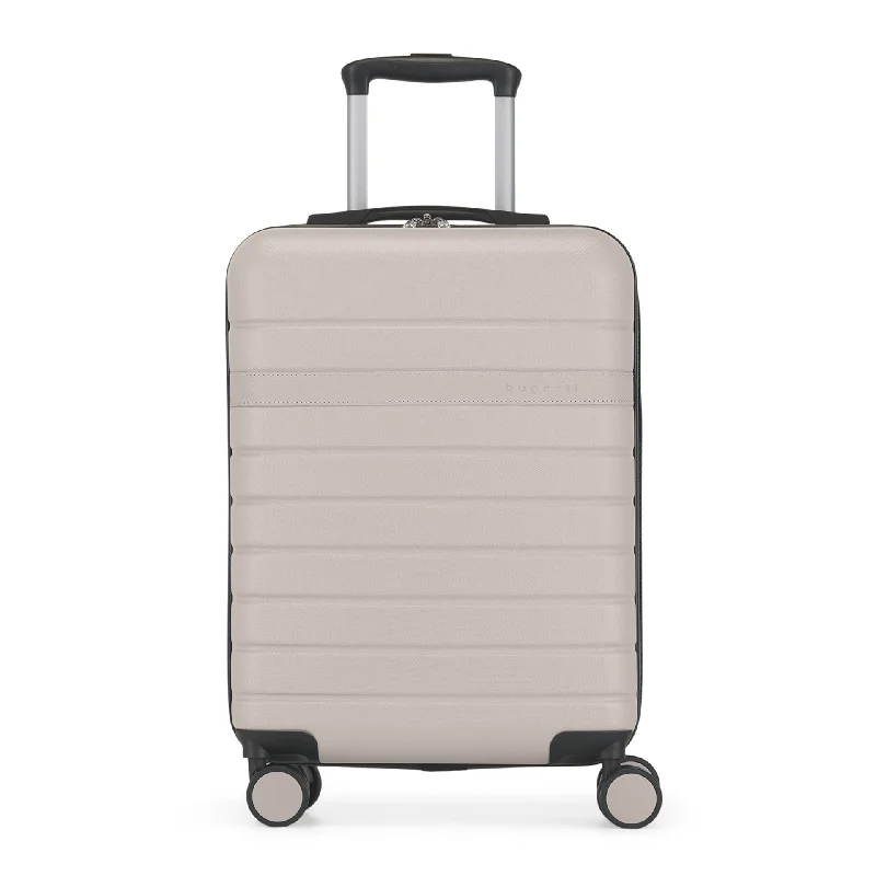 suitcase with compact size-Bugatti Lisbon Carry-on ABS