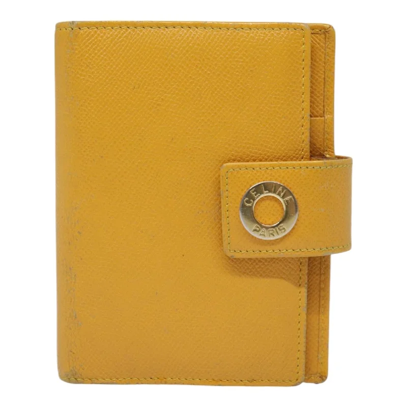 keychains with stylish appeal-Céline  Leather Wallet  (Pre-Owned)