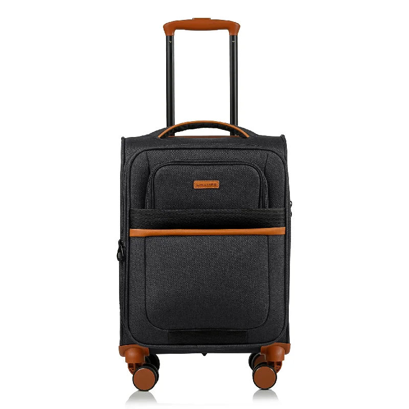 suitcase for long journeys-Champs Classic II Carry-on Soft Shell