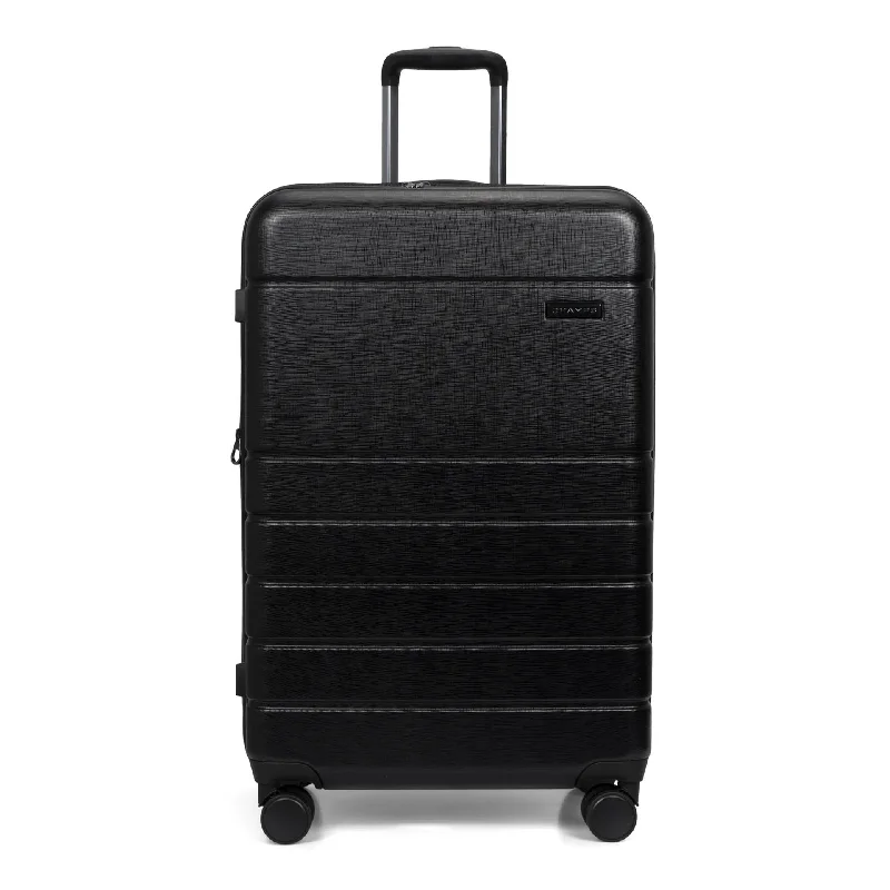 suitcase with travel organizer-Champs Linen Collection 28in Hard Shell