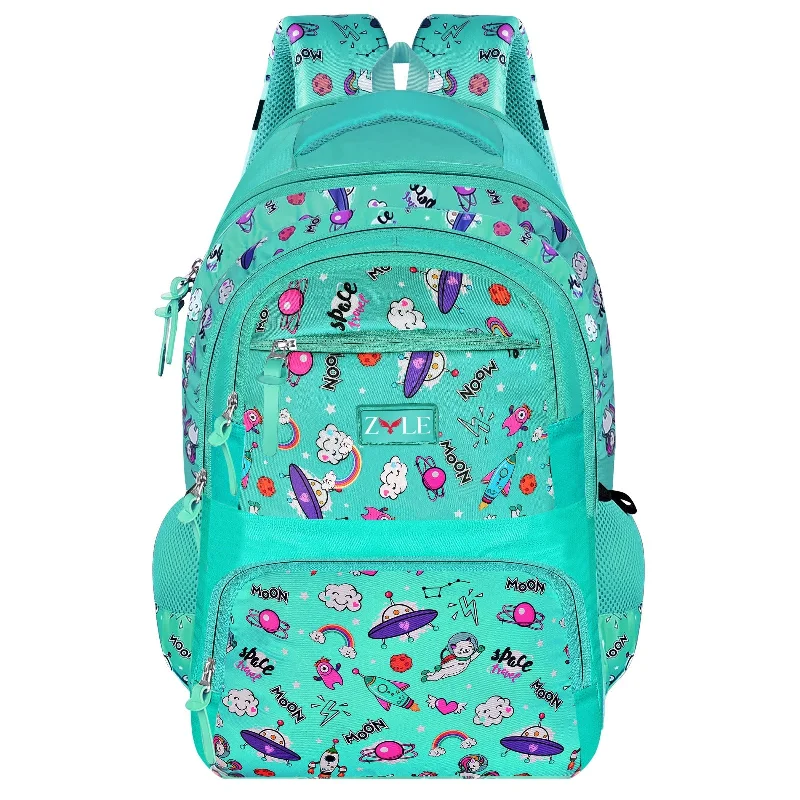 Backpacks with sleek patterns-Latest School Backpack for Kids 2024 | ZYLE Wonderland Backpack