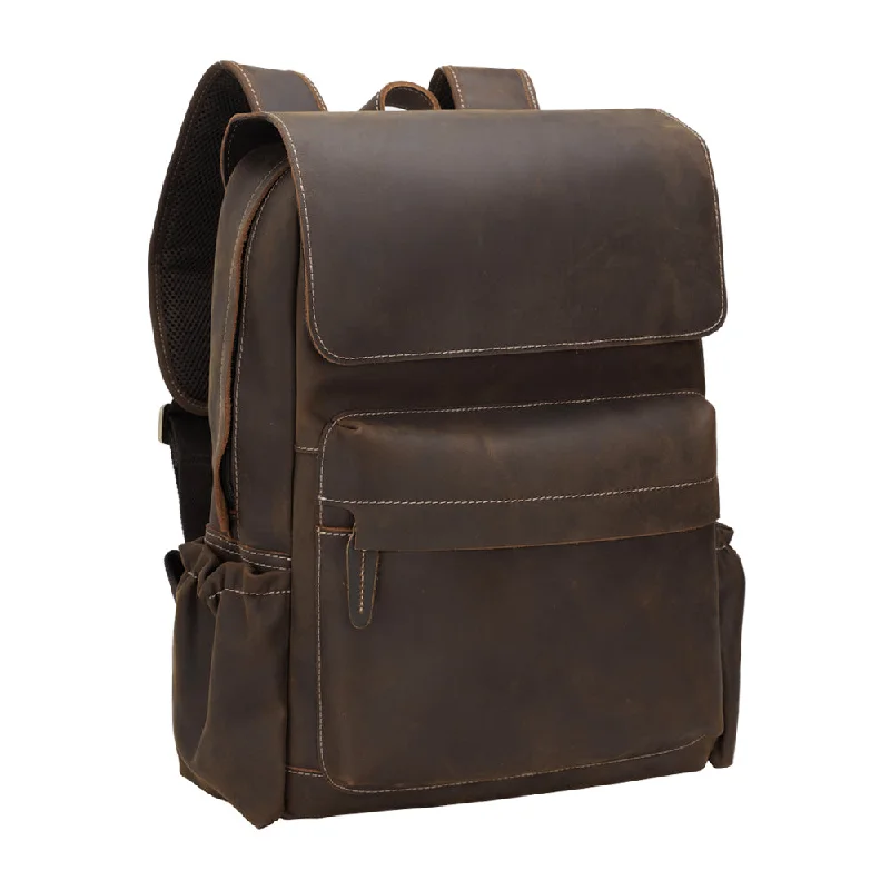 Backpacks for carrying books-James Leather Backpack