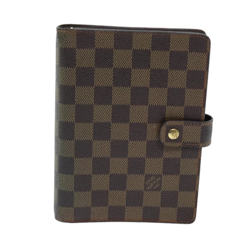 wallets for small needs-Louis Vuitton Agenda Cover  Canvas Wallet  (Pre-Owned)