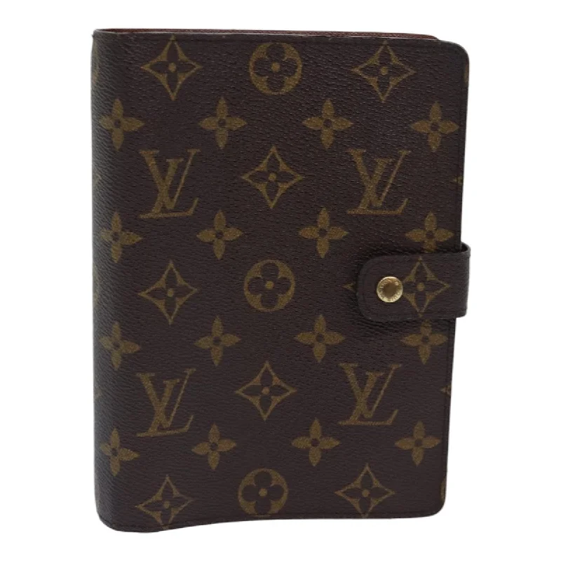 keychains for personal gifts-Louis Vuitton Agenda Mm  Canvas Wallet  (Pre-Owned)