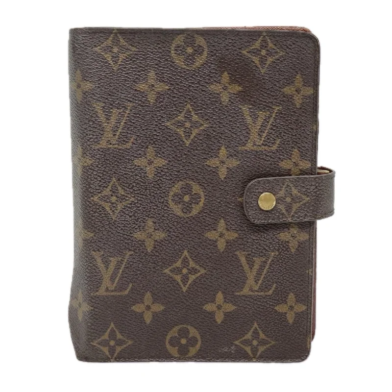 wallets for minimalist carry-Louis Vuitton Agenda Mm  Canvas Wallet  (Pre-Owned)