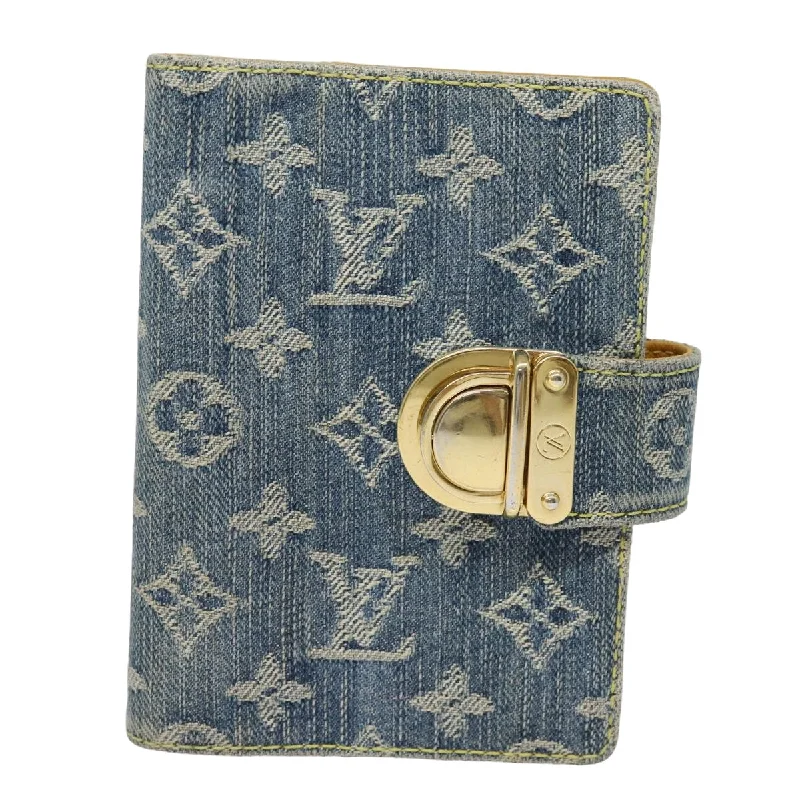 wallets for travel lovers-Louis Vuitton Agenda Pm   - Jeans Wallet  (Pre-Owned)