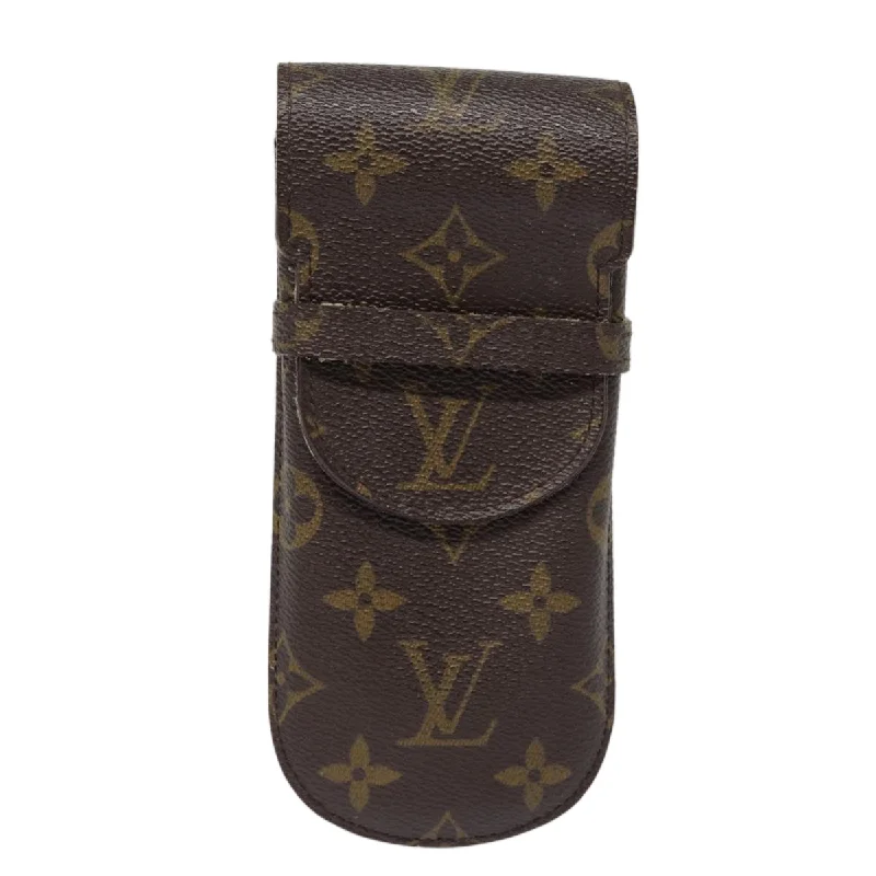 wallets with leather design-Louis Vuitton Etui À Lunettes  Canvas Wallet  (Pre-Owned)