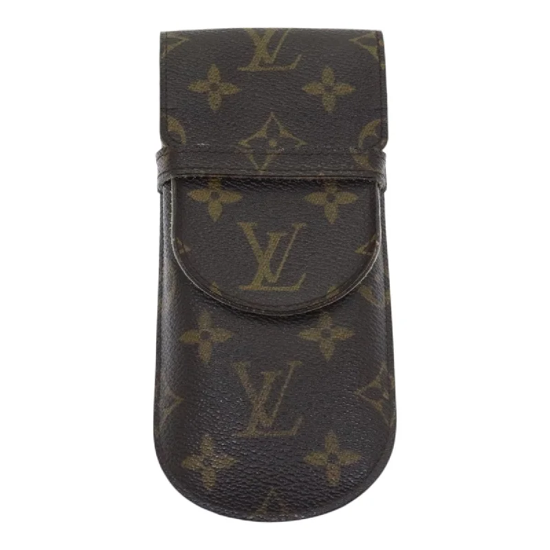 wallets with sleek appeal-Louis Vuitton Glasses Case  Leather Wallet  (Pre-Owned)