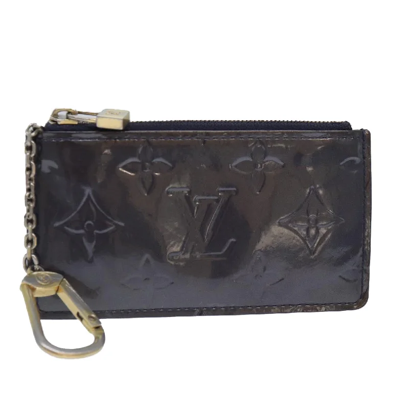 keychains with stylish finish-Louis Vuitton Pochette Clés  Patent Leather Wallet  (Pre-Owned)