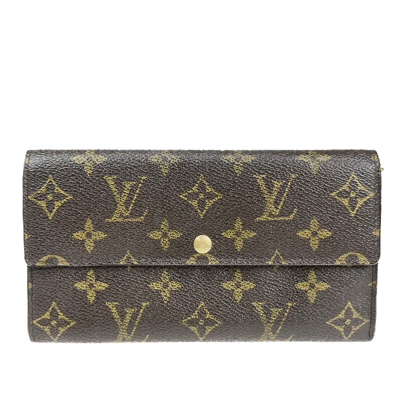 wallets with minimalist appeal-Louis Vuitton Porte Monnaie Cit  Canvas Wallet  (Pre-Owned)