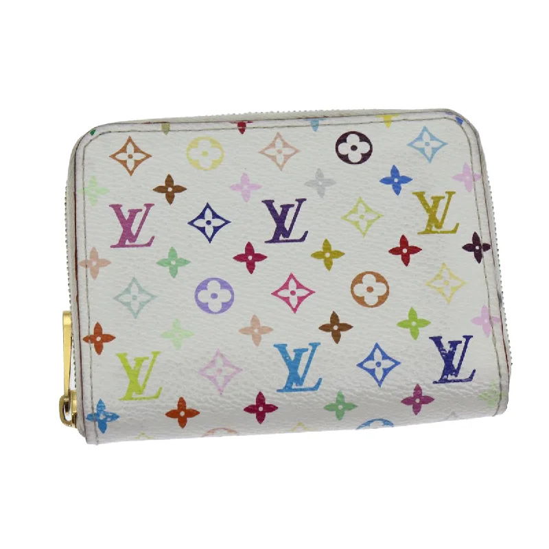 wallets for small wallets-Louis Vuitton Porte Monnaie Zippy  Canvas Wallet  (Pre-Owned)