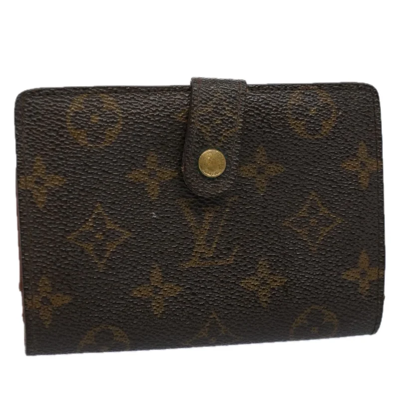 keychains with leather appeal-Louis Vuitton Portefeuille Viennois  Canvas Wallet  (Pre-Owned)