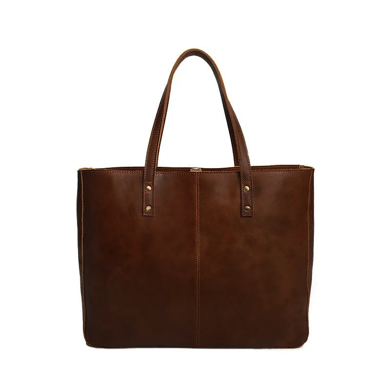 Tote Bag cotton-Sienna Leather Tote Bag