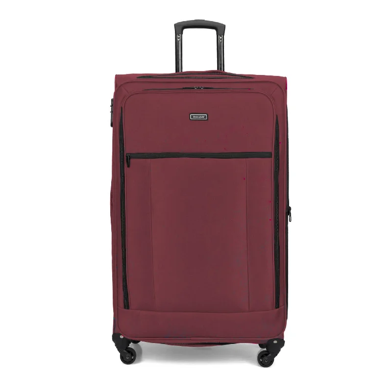 suitcase with portable design-Soft Luggage BF 34in