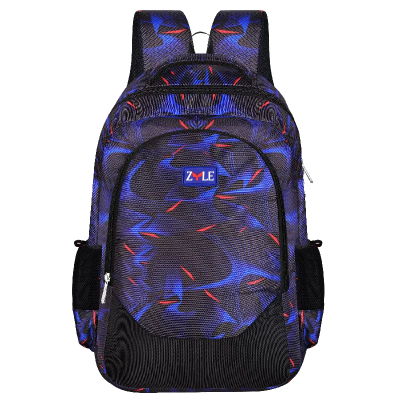 Backpacks with extra support-Stylish Backpack for College Online | ZYLE Bags Blue+Red