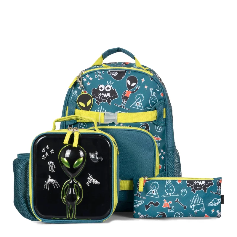 Backpacks for long hikes-Alien Backpack Set | 4 pieces