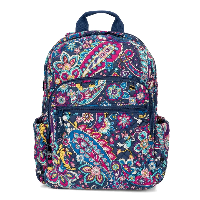 Backpacks for short adventures-Vera Bradley Campus Backpack Paisley