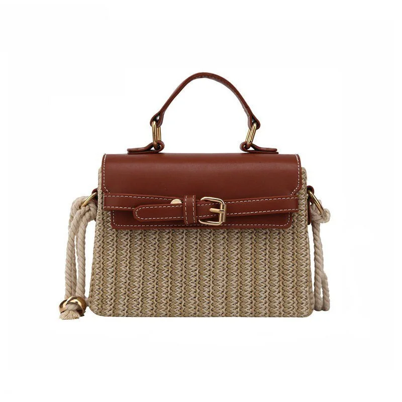 wallets with secure pocket-Chic and Timeless: Vintage Straw Beach Bags for Women