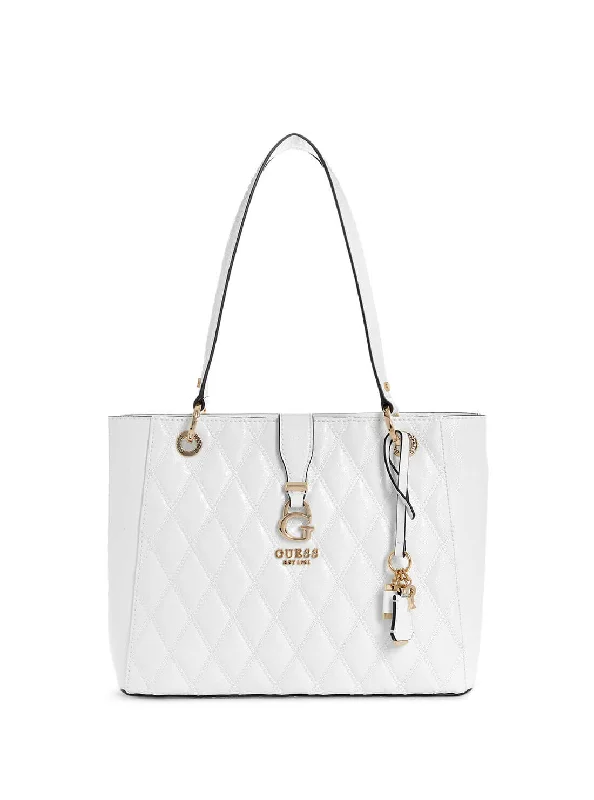 Tote Bag aesthetic-White Adi Small Tote Bag