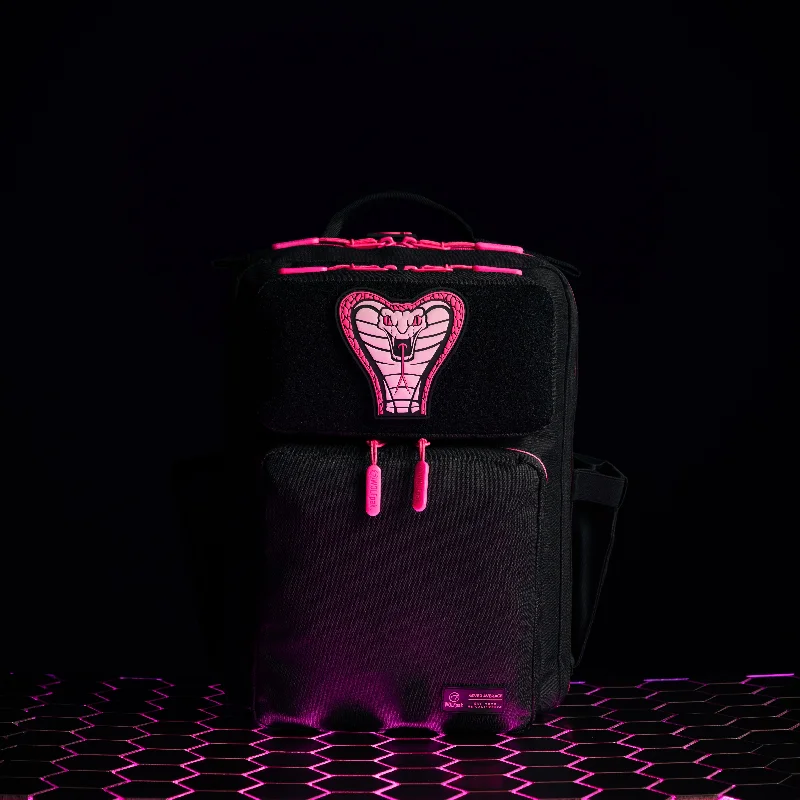 Backpacks with extra pockets-15L Backpack Pink Venom