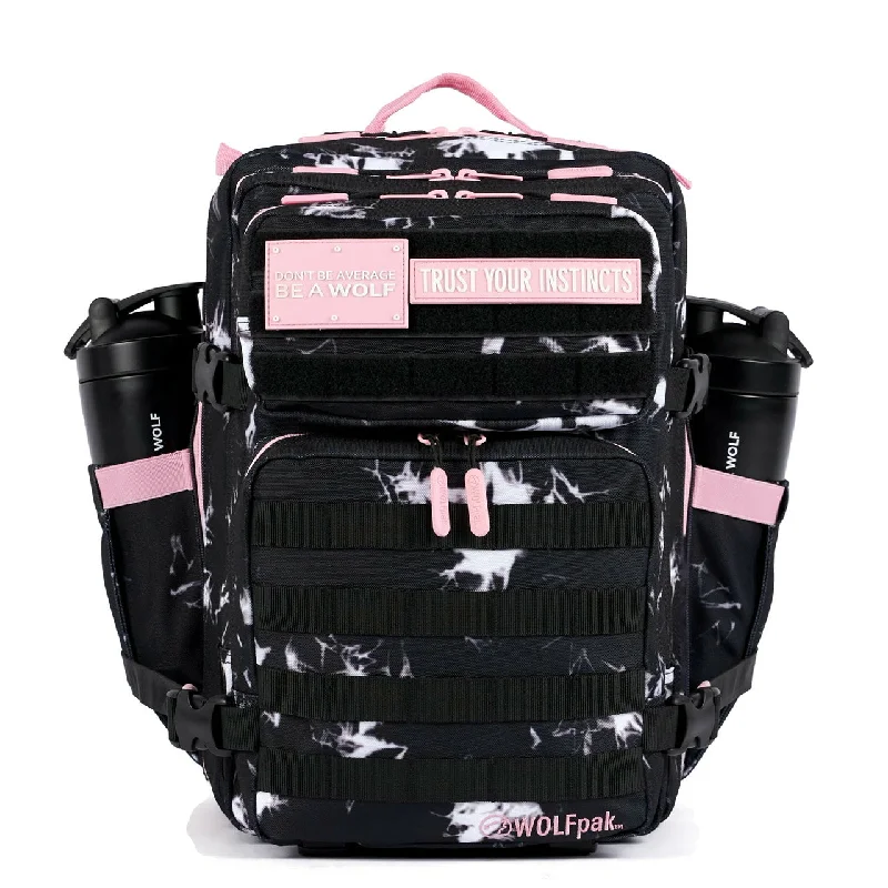 Backpacks for daily adventures-35L Backpack Black Lightning Knockout Pink