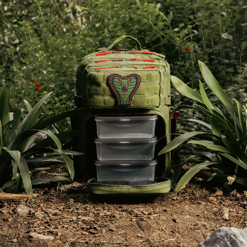 Backpacks for school trips-35L Backpack Venom Green Meal Management