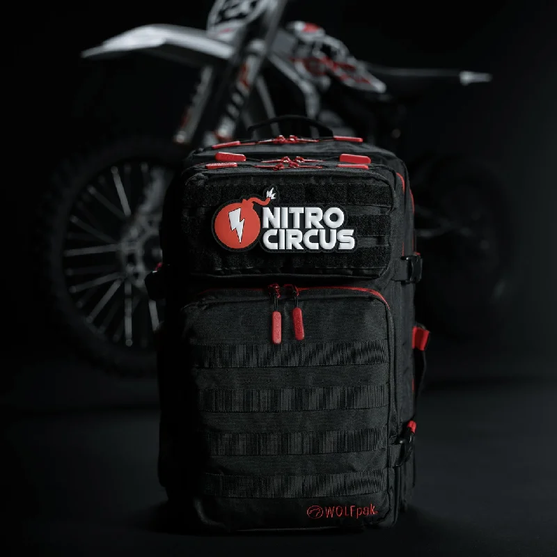 Backpacks for long camping-45L Backpack Black Nitro Circus