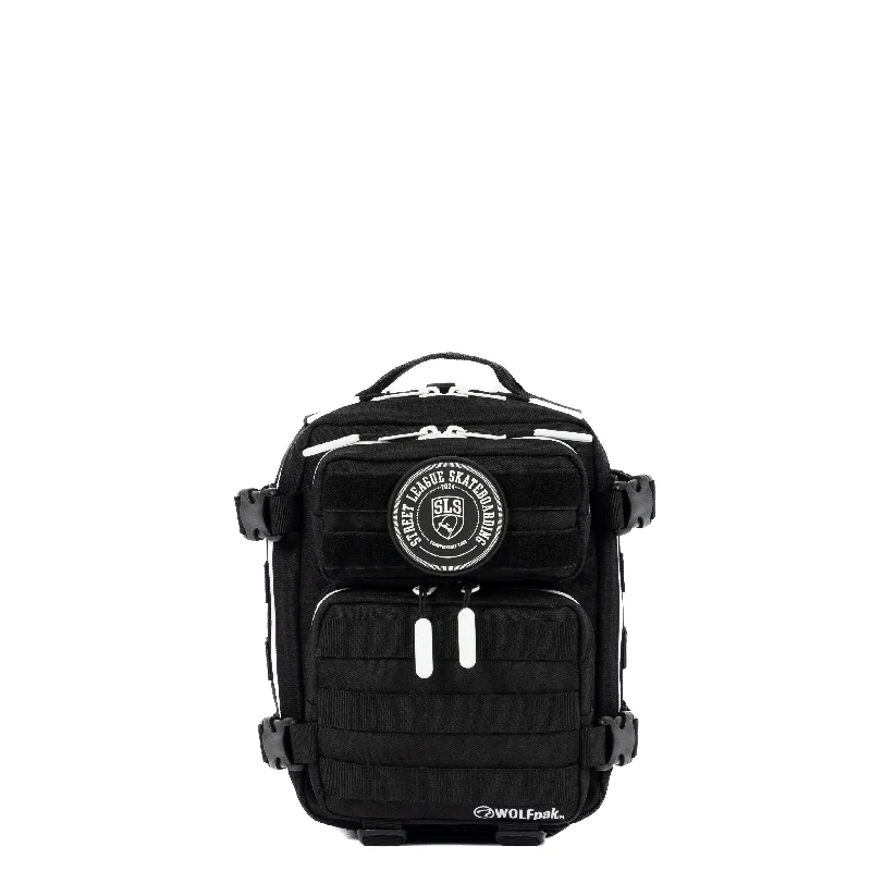 Backpacks with padded straps-9L Backpack Mini Black Street League Skateboarding SLS