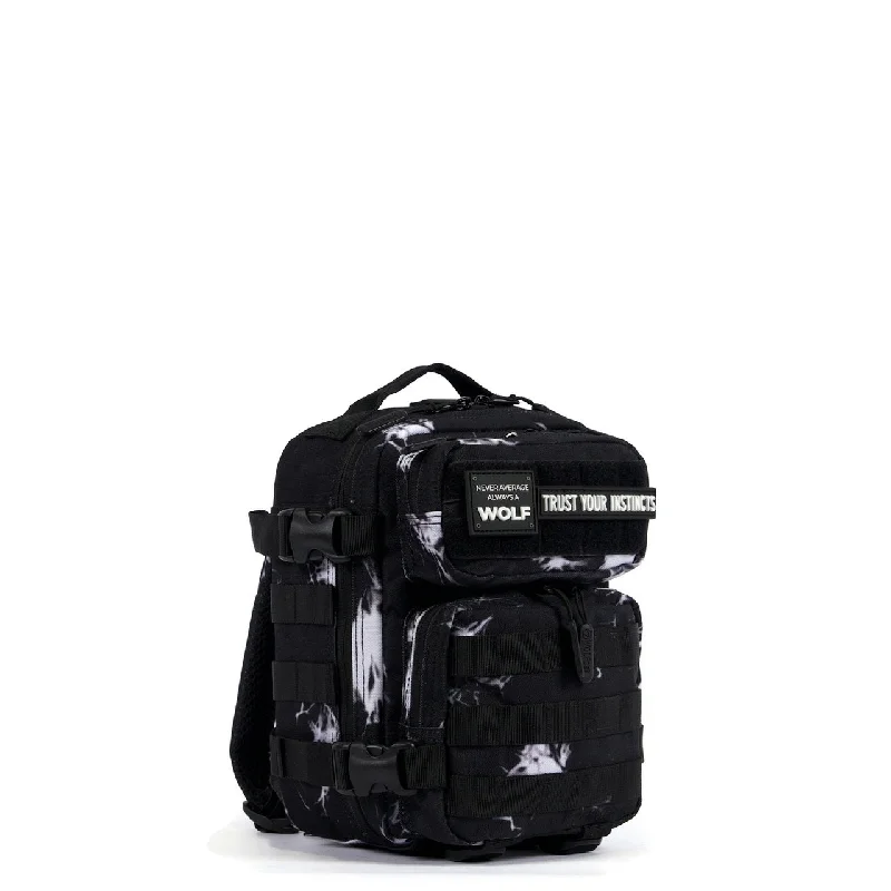 Backpacks with shoe compartment-9L Backpack Mini Black Lightning