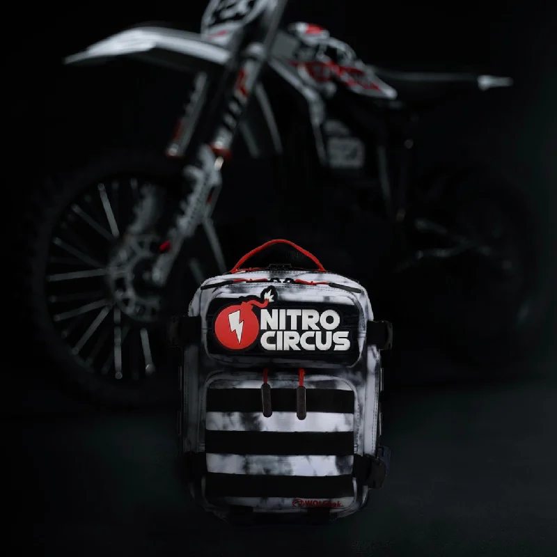 Backpacks for carrying snacks-9L Backpack Mini Marble Nitro Circus