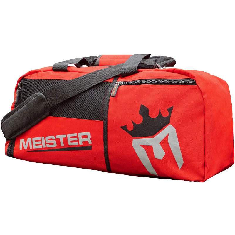 Backpacks with sturdy handles-Meister Vented Convertible Backpack Duffel Bag - Red