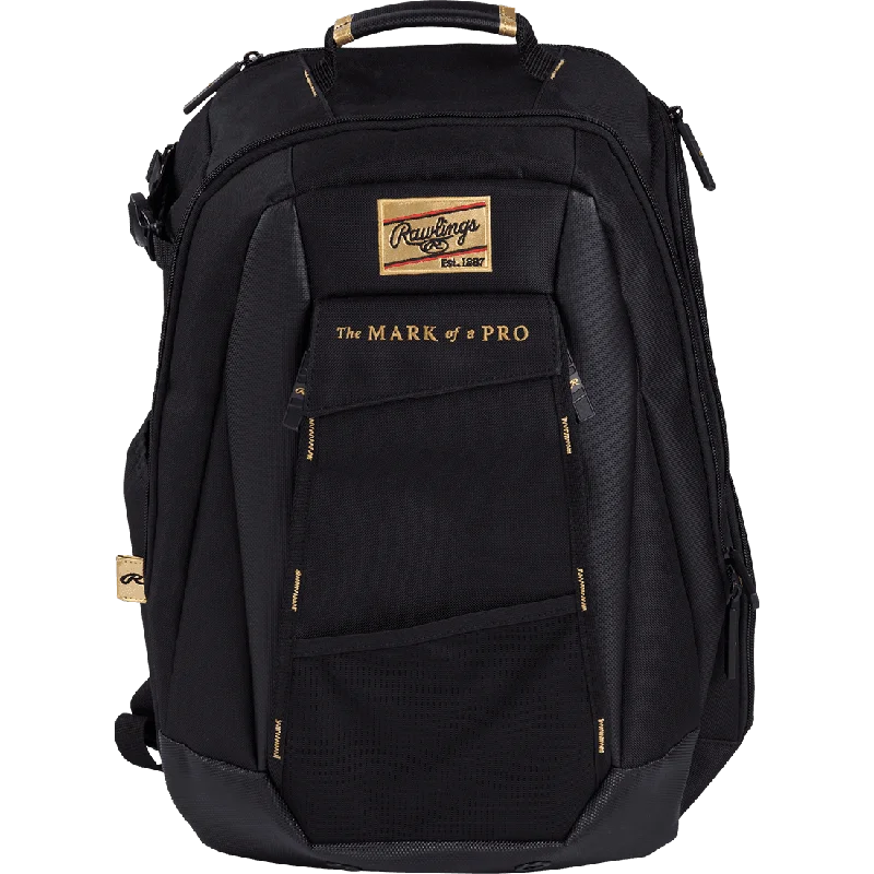 Backpacks with side straps-Rawlings Gold Collection Utility Backpack: GCUBKPK