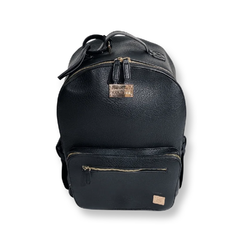 Backpacks with side handles-Hardcore Fitness Leather Backpack