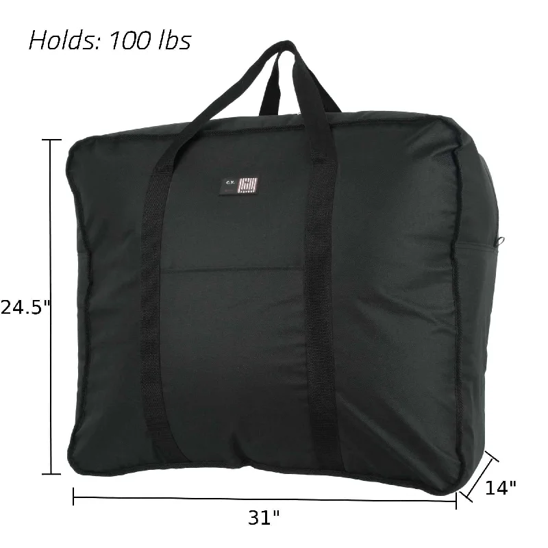 Duffel Bag with sturdy base-Square Duffel Bag - Capacity 100lbs