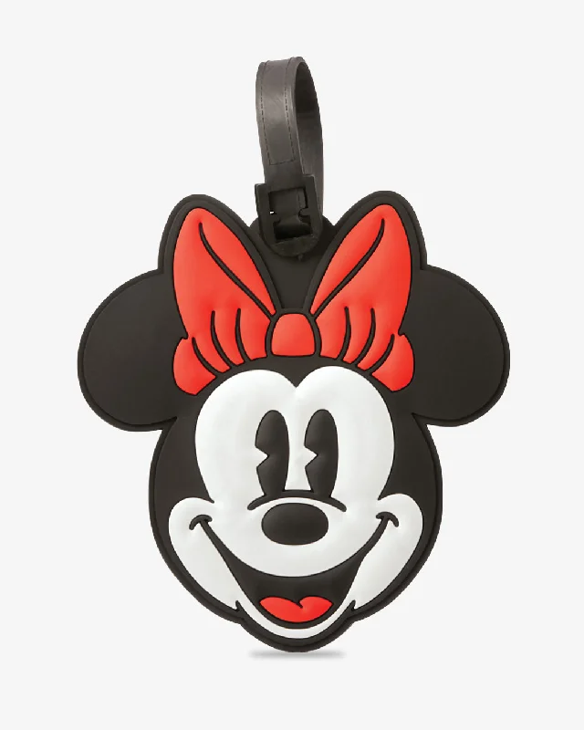 suitcase with strong build-American Tourister Disney ID Tag Minnie Mouse