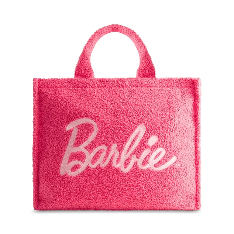 Tote Bag for lunch-Barbie™ Large Travel Sherpa Tote with trolley strap