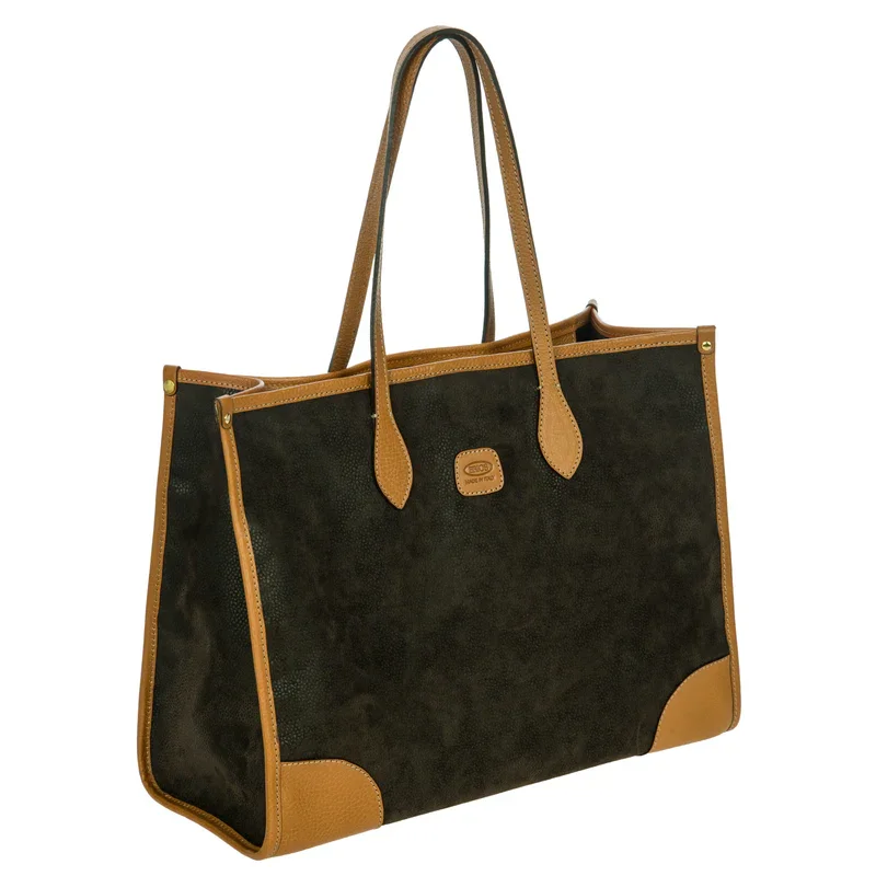 Tote Bag with monogram-Bric's Life Tote Bag