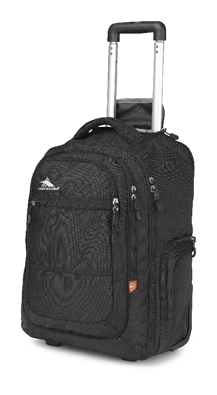 Backpacks for school trips-High Sierra Rev Wheeled 20" Backpack