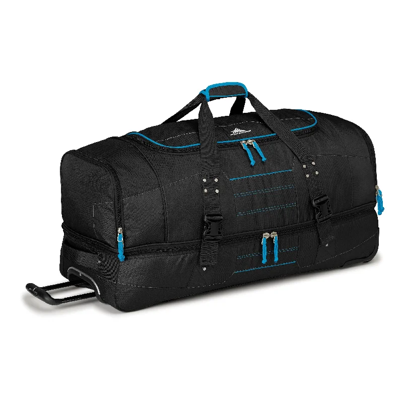 Duffel Bag for couples-High Sierra Ultimate Access 2.0 36" Drop-Bottom Wheeled Duffel