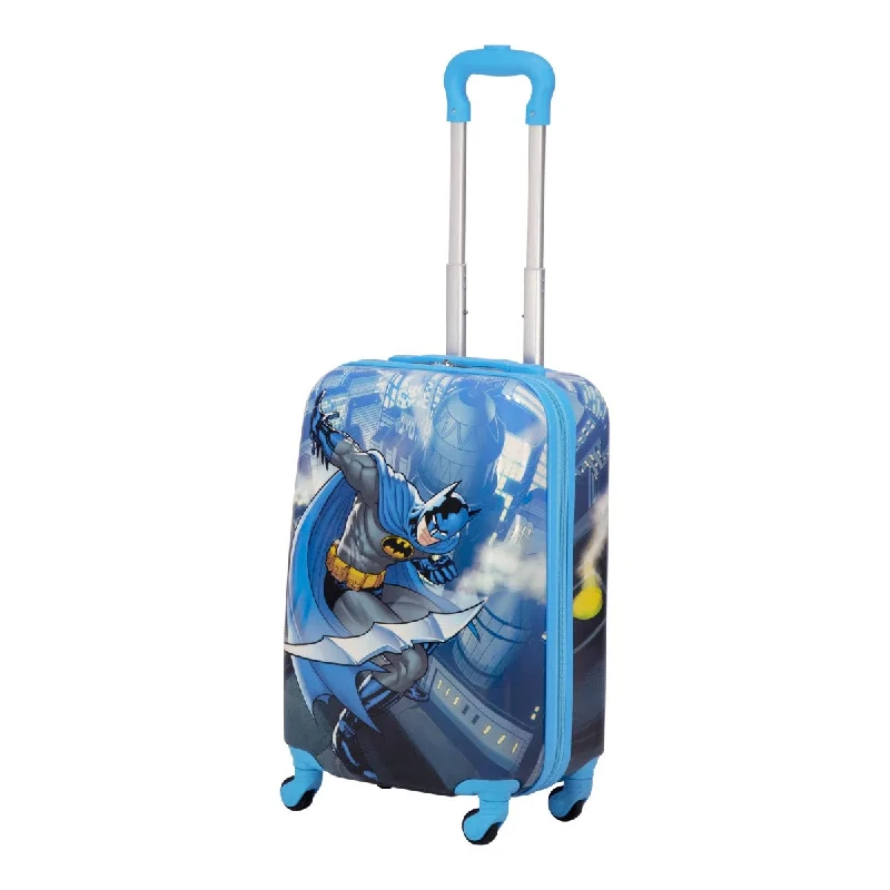 suitcase for minimalist trips-DC Comics Ful Batman Rooftop Kids 20.5" Luggage