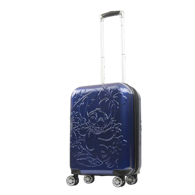 suitcase for stylish trips-Disney Stitch Surfing 8 Wheel Hardside 22.5" Carry-On Luggage