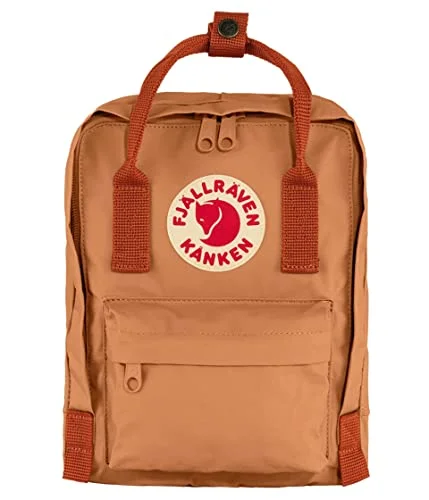 Backpacks for carrying water-Fjallraven - Kanken Mini - Peach Sand/Terracotta Brown - OS