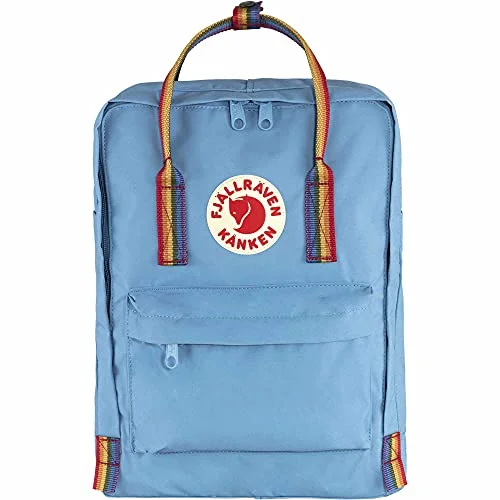 Backpacks for long adventures-Fjallraven - Kanken Rainbow - Air Blue/Rainbow Pattern - OS