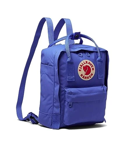 Backpacks with hidden pockets-Fjallraven - Kanken Mini Cobalt Blue OS