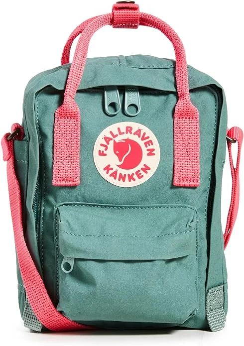 Backpacks with sturdy zippers-Fjallraven - Kanken Sling Bag - Frost Green/Peach Pink